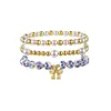 Pulsera de Nudo de Lazo con Perlas Estilo Europeo y Americano, Diseño de Nicho Estilo Bohemio de Moda, Pulsera de Perlas Apilable para Mujeres
