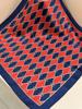 Bufanda de Seda Nueva Corbata de Cuello para Mujer, Bufanda Cuadrada Pequeña Azul de Seda de Morera de Gama Alta Vintage Bufanda de Seda Versátil Venta al por Mayor