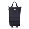 Bolsa de Viaje Expandible de Gran Capacidad, Cubierta Conveniente, Maleta de Ruedas, Viaje de Negocios de Corta Distancia, Bolsa de Tela Oxford para Mujeres Embarazadas
