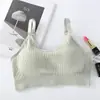 Venta al por mayor de fábrica explosiones oso envuelto tubo torácico top para mujer sin aro sujetador para dormir hilo sin costuras anti-rozaduras camiseta sin mangas