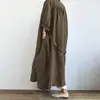 Vestido camisa casual de manga comprida outono 2023 transfronteiriço trench coat longo versátil