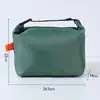 Bolsa de almoço estilo japonês, bolsa tote portátil para trabalho, bolsa térmica para marmita, grande capacidade, adequada para estudantes levarem o almoço