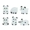 Micro Paisaje Creativo Lindo Panda que Brilla en la Oscuridad Figura Decoración DIY Accesorios Adornos de Escritorio de Alta Gama