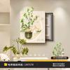 Caixa de Medidor Elétrico Cor Creme Pintura Decorativa, Versão Vertical, Nova Tampa de Caixa de Distribuição de Energia para Plantas Verdes Hidropônicas, Pintura para Pendurar em Caixa de Baixa Corrente para Sala de Jantar