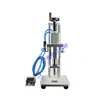 Máquina Neumática para Tapar Frascos, Máquina Automática de Bloqueo y Sellado para Polvo Liofilizado y Botellas de Aceite Esencial, Máquina para Tapar y Sellar Ampollas