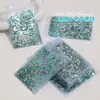 Diamantes para Uñas, 1440 Piezas en Total, Brillantes Azules Pavo Real Planos Base Mini Ojo de Caballo Diamantes de Forma Especial, Joyería de Diamantes Azules Lago para Uñas