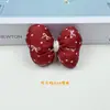 Almohada de tela con nudo de lazo relleno de algodón con lunares rojos Ankora, Accesorios semiacabados, Joyería DIY, Decoración de muñecas