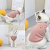 Ropa Chic para Gato Mascota Camiseta de Oso Cachorro Gatito Ropa para Mascotas Ocio Primavera y Verano Ropa para Perro y Gato Transfronteriza