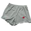 Ropa de Casa Nueva Pequeña Fresa Hielo Seda Pantalones de Seguridad para Mujer Verano Anti-rozaduras No se Enrollan Talla Grande Pantalones de Tres Puntos de Seguridad Estilo Japonés