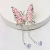 Pinza para el Cabello de Mariposa con Flor Móvil para Niños, Pinza Súper de Hada para Cabello Roto de Bebé, Adorno para la Cabeza, Niña Pequeña Liu
