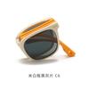Nuevas gafas de sol plegables para niños, venta al por mayor, montura cuadrada de moda, gafas de sol polarizadas a prueba de rayos UV