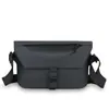 Bolso Mensajero Casual Transfronterizo de Amazon Tela Oxford Recubierta Película de Cuero Bolso de Hombro Casual para Ciclismo Cruzado Bolso de Hombro para Hombre