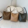 Vintage Casual 2024 Verano Nuevo Gran Capacidad Patrón Lichi Viajero Moda Estilo Simple Hombro Axila Cubo Bolso de Mujer