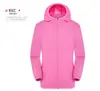 Atacado de fábrica roupas de pele para exterior masculinas roupas com proteção solar ultra finas jaqueta corta-vento esportiva feminina impermeável secagem rápida casaco pedido, faça