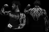 Breathedivinity Marca Americana de Moda Estilo Oscuro Camiseta de Manga Larga para Hombre Top Elástico para Deporte y Fitness