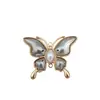 Yingyi Joias DIY Base para Pingente Borboleta Mariposa Brocado Song Estilo Chinês Corrente de Pérolas para Suéter Acessórios de Material