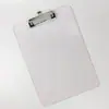 Pasta de Arquivo Colorida em Acrílico A4/A5 Placa Transparente para Escrita de Estudante Bloco de Escrita Multifuncional para Escritório Espessado