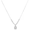 Collar con Colgante de Circonita Deslumbrante y Exquisito, Estilo de Lujo Ligero y Gama Alta, Elegante Cadena para Clavícula de Mujer, Nueva Joyería de Nicho 2026