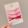 Clipes de Cabelo Coloridos Estilo Suco para Mulheres Primavera/Verão 2026 Estilo Dopamina Ins Presilhas Laterais Bico de Pato Fofas Presilhas Bb Acessórios de Cabelo