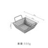 Cesta para freír cuadrada de acero inoxidable, cesta para freír papas fritas, cesta para pollo frito, cesta para frutas con filtro, cesta para refrigerios