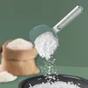 Utensílio de cozinha multifuncional: colher de arroz, prendedor de embalagem para lanches, colher de medida, colher para grãos de comida, colher para macarrão