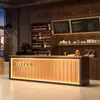Mostrador de Bar, Caja Registradora, Tienda de Café y Té de Leche Simple y Moderna, Floristería, Mostrador de Bar, Recepción del Front Desk de la Empresa, Escritorio de Operaciones