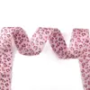 Cinta de organza con estampado de corazones y bordes florales de 4 cm para empaque de pasteles, accesorios para el cabello DIY, moños, accesorios de organza y gasa