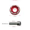Partes de Motocicleta Scooter Vehículo Eléctrico Partes Decorativas Tornillos de Colores Tornillos de Matrícula Tornillos Redondos Tallados