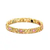 Pulsera Magnética Cruzada Desmontable de Moda Europea y Americana de Venta Caliente Transfronteriza Aleación Ecológica Incrustada con Diamantes Pulsera Ajustable para Mujer