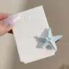 Grampo de cabelo elegante com bolinhas estilo coreano para franja, presilha lateral floral de luxo leve, acessório de cabelo tipo bobby pin
