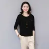 Camiseta de Manga Larga para Mujer, Capa Base de Primavera, Se Puede Usar por Fuera, Nuevo Estilo 2026, Moda Elegante para Mujer, Top Popular que Reduce la Edad