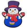 Zapatos de Muñeco de Nieve Navideño Hebilla de Zapato de Flor Regalo de Navidad Accesorios para Zapatos con Agujeros Decoración de Goma Suave de PVC Accesorios DIY Transfronterizo