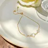 Pulsera de Zirconia con Incrustaciones de Cobre Estilo Coreano Que No Se Desvanece, Pulsera de Verano para Mujer, Joyería de Alta Gama Que No Se Desvanece