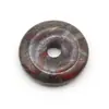 Colgante de Hebilla de Seguridad Nostálgica de 30 mm Piedra Natural Cristal Ágata Multicolor Accesorios Colgantes para Joyería Ropa DIY