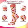 Calcetines de longitud media para mujer, personalizados, con patrón de logo, de tendencia, para envío transfronterizo, personalización en lotes pequeños