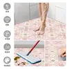 Pegatinas de Piso Personalizadas para Viviendas de Alquiler, Empalme Continuo de Pegatinas de Piso para Baño, Pegatinas de Piso para Baño Impermeables Autoadhesivas