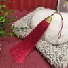 Lembrança Xiangfei Boca de Peixe Chapéu Tassel Fechado Marcador de Página Espigão Pendurado Acessórios Hanfu Sachê Sachê Pingente Feito à Mão