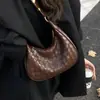 Bolsas para Mujer 2025 Otoño e Invierno Nuevo Estilo Coreano Popular Versátil Bolso de Axila Tejido Textura de Nicho Bolso de Hombro Único Cruzado