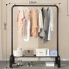 Secador de ropa simple, secador de ropa plegable de un solo poste para interiores, estante de almacenamiento para dormitorio y hogar, perchero