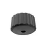 Suporte de celular para carro elétrico parafuso de mão porca grande porca reta porca com cabeça de borracha ajuste do suporte porca de plástico preto