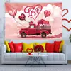 Bandera de Jardín Nueva para el Día de San Valentín Transfronteriza Decoración de Patio Bandera Colgante de Rosa Roja Impresión a Doble Cara Se Puede Diseñar Según la Imagen
