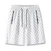 Nuevos Shorts Casuales Deportivos Holgados Delgados de Verano para Hombre Talla Grande Ropa Exterior para Parejas Estampado Casero Pantalones de Cinco Puntos en Forma de B
