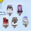 Juguete de Comida Helado de Fresa Paleta DIY Pegamento de Crema Accesorios Resina Pequeños Accesorios Tocado Pasador Hebilla de Zapato Material para Joyería
