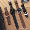 Para pulseira iwatch couro genuíno pulseira Apple watch applewatch8 Huawei GT3 Samsung S1 Pena Mar