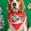 Fábrica de Origen Amazon Más Vendido Pañuelo Bandana para Gato Perro Babero Navidad
