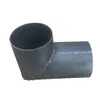 Salida de humos engrosada para estufa de leña, codo de estufa soldado, chimenea de tubo de acero, accesorios de modificación de estufa y herramientas de conexión