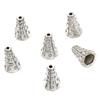 Variedad de aleación de plata antigua de Xizang, toro, explosión, flor hueca, collar hecho a mano para bricolaje, pulsera, accesorios de joyería