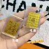 Shuibei Princesa Dourada Atrai-Riqueza Ouro Puro 999 Papel Tesouro da Riqueza Adesivo para Celular para Atrair Riqueza Folha de Ouro Presente para o Ano do Cavalo