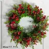 Decoração de Natal de Vime de Pinha Simulada Amazon Transfronteiriça Rattan de Borracha Macia Festa Interna Parede Externa