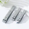 Conjunto de Cortador de Unhas Diamante Cortador de Unhas de Aço Inoxidável Ferramenta de Manicure Anti-Salpico Portátil para Casa Atacado